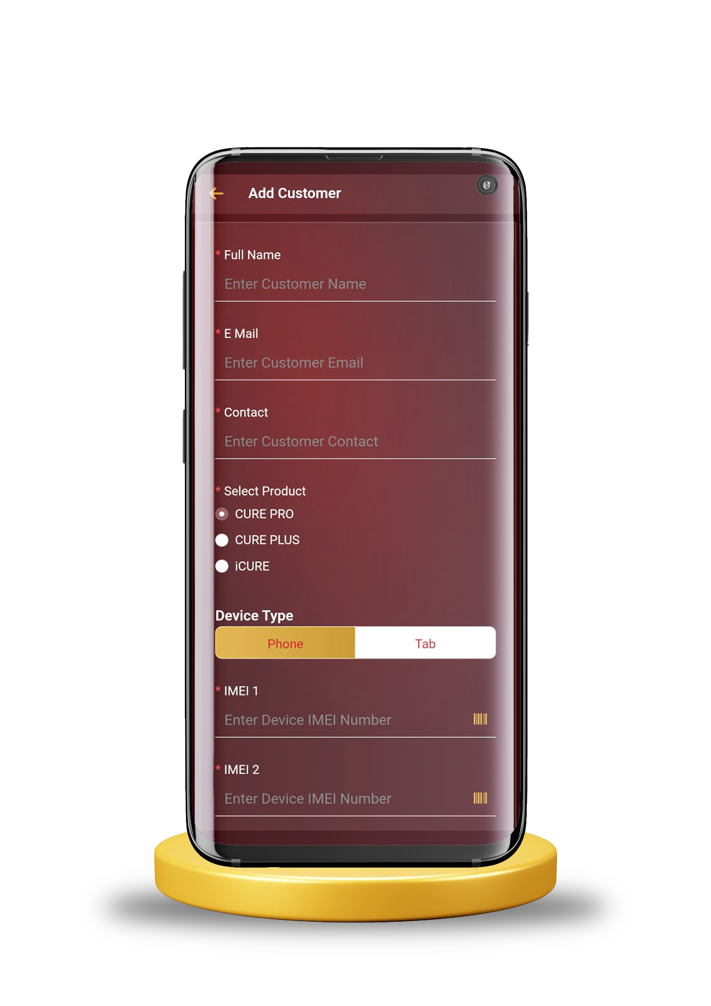 Cure Finance Locker App Screenshot 2