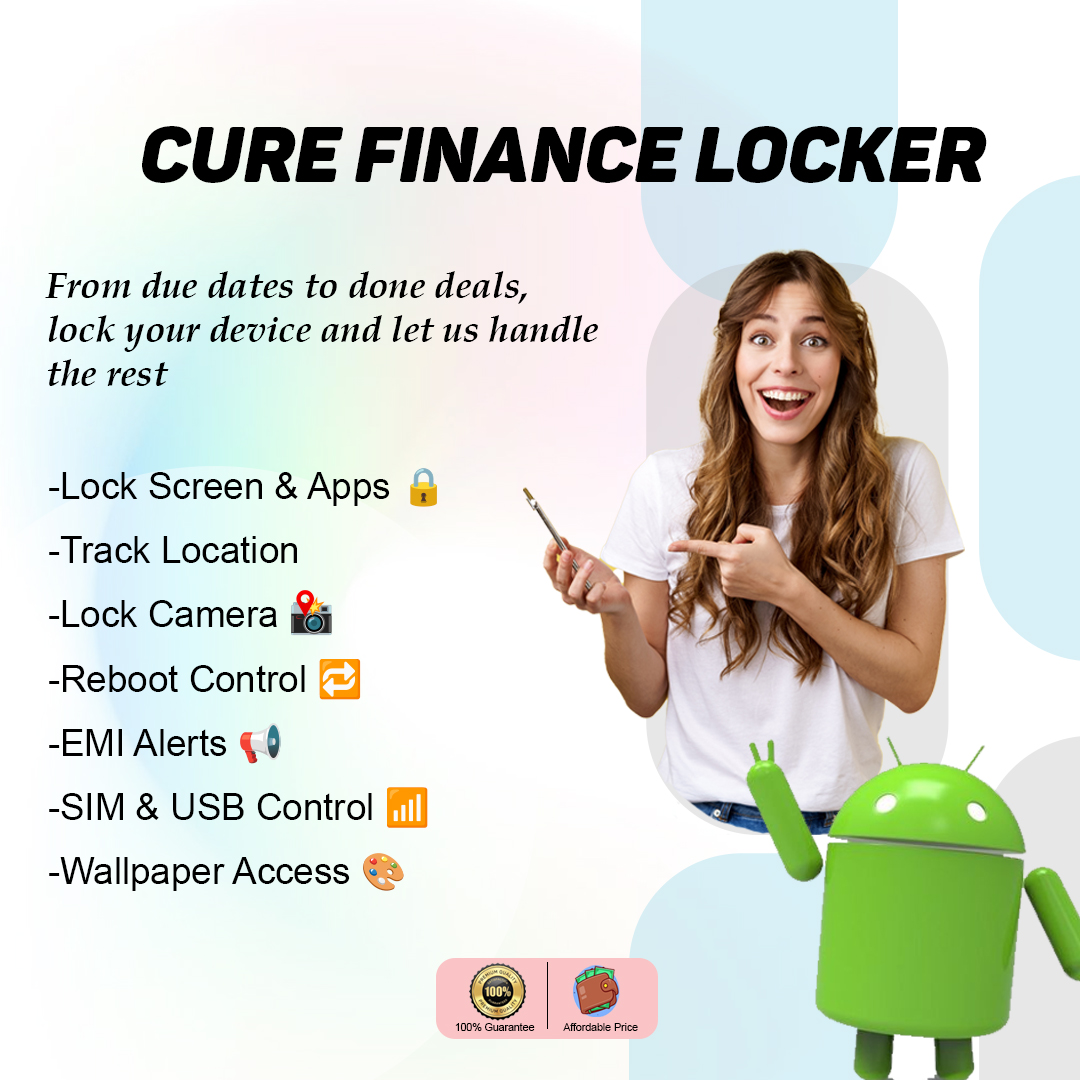 Cure Plus Finance Locker for Used Android Phones